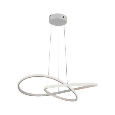 Lampadario LED a Sospensione 20W 2540lm Design Moderno Doppi Anelli Incrociati