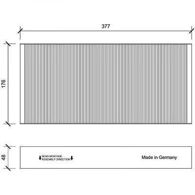Filtro abitacolo antipolline JUMPY SCUDO/ EXPERT