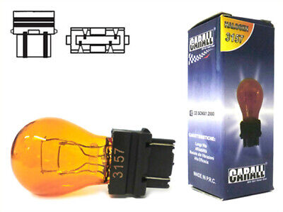 Lampada Alogena 3157 Amber T25 PY27/7W 12V 27/7W W2.5x16q Doppio Filamento Aran