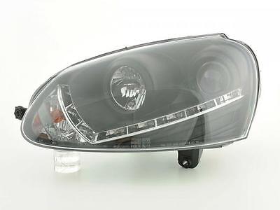 Dayline Headlight fit for Golf 5 Yr. 03-08 black