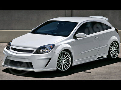Kit estetico COMPLETO OPELASTRA H GTC 3pt (2005-2011) VIRUS WIDE Allargato
