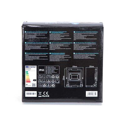 Faretto Led Portatile da Lavoro 30W Fredda 6500K 2800 Lumens IP65 Impermeabile