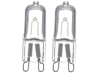 2 PZ Lampade Alogena Dimmerabile G9 33W 460 Lumen Bianco Caldo 2800K <table