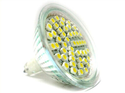 Lampada Led Dicroica MR16 4W 48 SMD 12V Bianco Freddo Basso Consumo <p