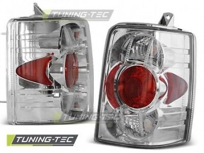 Coppia Set Kit Fari Fanali Posteriori Tuning GRAND CHEROKEE (ZJ) 93-99 Cromato