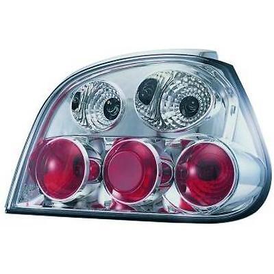 Coppia fari fanali posteriori TUNING MEGANE 99-02 5 pt cromati