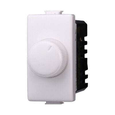 ETTROIT Regolatore Dimmer A Manopola 220V 100-1000W Colore BIANCO Compatibile