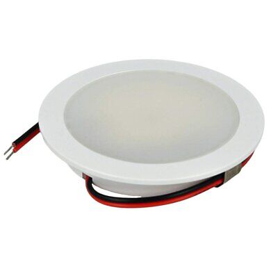 Mini Faretto Led Da Incasso Rotondo Carcassa Bianca 5W AC/DC 12V DC 24V Freddo