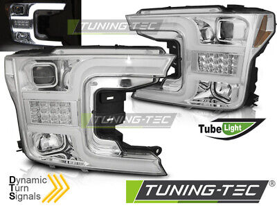 HEADLIGHTS TUBE LIGHT CHROME fits F150 MK13 17-20