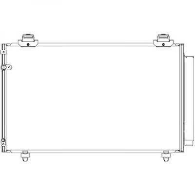 Condensatore clima COROLLA VERSO 1.6/1.8/2.0D/22D 884500F110
