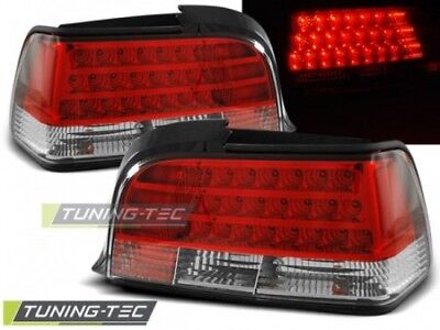 Faro Fanale Tuning E36 12.90-08.99 COUPE Rosso/Bianco LED