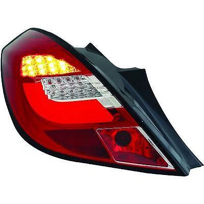 Coppia fari fanali posteriori TUNING Lightbar CORSA D 06-11 3pt, rossi crom