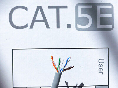 Matassa Bobina Cavo Di Rete UTP Ethernet CAT5E 305m Grigio Hikvision HWC-5EAU-G