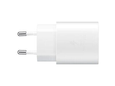 Caricatore USB C 25W Bianco Caricabatterie PD Ricarica Ultra Rapida 5V 3A 9V