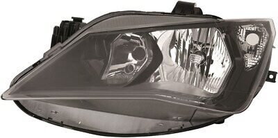 Faro anteriore dx IBIZA 12-15 nero DEPO H7+H7 per reg el 6J1941034F
