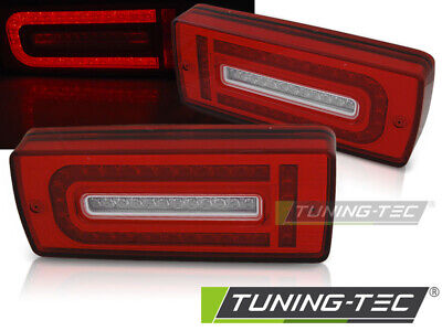 LED TAIL LIGHTS RED WHITE fits W463 G-CLASS 07-17