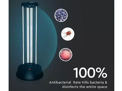Lampada Germicida UVC 38W Con Generatore Ozono Con Telecomando Sensore Radar e
