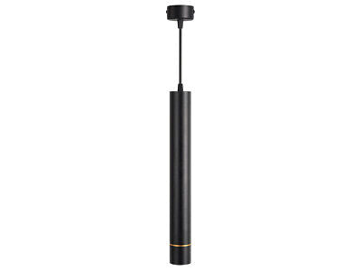 Lampada Led A Sospensione Cilindro 5W Colore Nero Luce Caldo 2700K Angolo 30