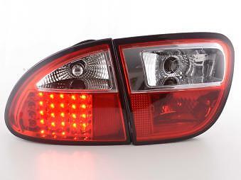 Coppia Fari Fanali Posteriori Tuning LED  Leon (1M) 1999-2005 rosso