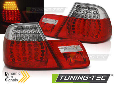 LUCI POSTERIORI A LED ROSSO BIANCO SEQ per BMW E46 04.99-03.03 COUPE