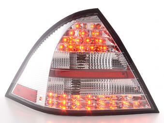 Coppia Fari Fanali Posteriori Tuning LED classe C W203 Limo 01-04, ross