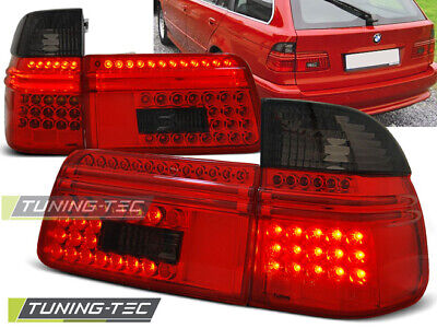 FANALI POSTERIORI A LED ROSSO FUMO per E39 97-08.00 TOURING