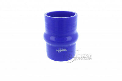 Connettore in silicone con gobba singola. 45 mm. blu