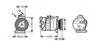 COMPRESSORE COMPATIBILE CON VOLVO V70 II 2006