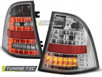 Coppia Fari Fanali Tuning Posteriori W163 ML Classe M 03.1998-2005 Cromato LED