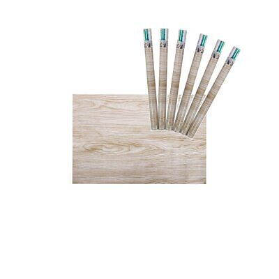 6 Rotoli Carta Adesive Per Mobili 45X200cm Legno da Parati Autoadesive