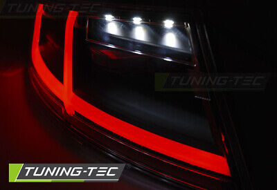 Coppia Fari Fanali Posteriori Tuning TT 04.06-02.14 Rosso/Bianco LED BAR