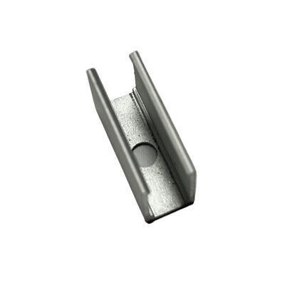 10 PZ Clip Guida Gancio Metallico Per Fissaggio Del Striscia Led Neon Flex