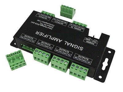 Amplificatore Segnale SPI Dream Color Signal Amplifier 6 Canali Per Bobina Led