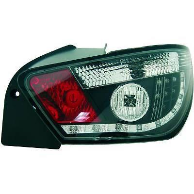 Coppia fari fanali posteriori TUNING IBIZA 08- 3 porte trasparente nero led
