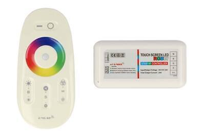 Led Controller Dimmer RGBW RGB+W 4 Canali Telecomando RF Touch 2,4G 12V 24V