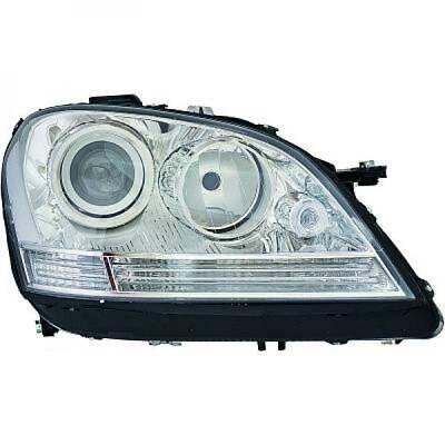 Faro anteriore sx ClasseM ML W164 05-08 HELLA H7+H7 con motor reg el