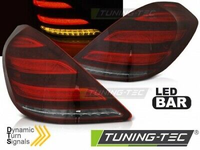 Coppia Fari Fanali Tuning Posteriori CLASSE S W222 13-17 ROSSO BIANCO LED