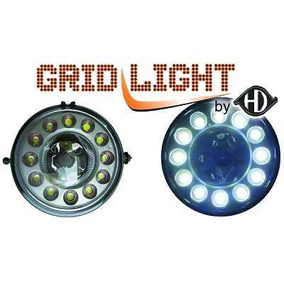 Coppia Luci Diurne Dayline DRL TUNING 06-10 funzione dimmer cromata omol