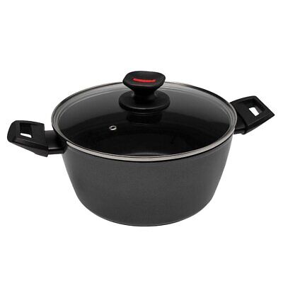 Casseruola Induzione Fonda Antiaderente Con Coperchio Diametro 24cm Spessore