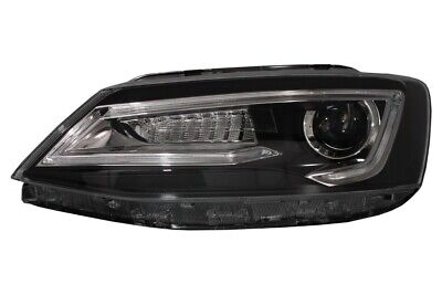 Fari LED DRL adatti per Jetta Mk6 VI (2011-2017) Bi-Xenon Design Dynamic Flo