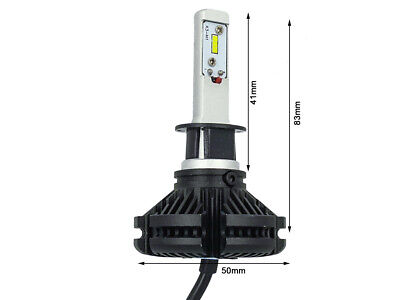 Kit Full Lampada Led H1 12V 24V 30W 3600 Lumen IP67 Per Abbagliante e