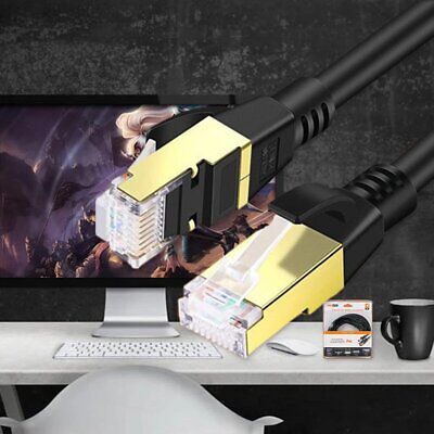 Cavo di Rete Ethernet RJ45 Cat 6 Placcato in Oro Velocita Massima