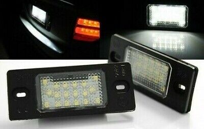 Coppia plafoniere Luci Targa Tuning TIGUAN TOUAREG GOLF VI VARIANT CAYENNE LED