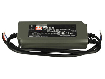 Alimentatore Led Meanwell PWM-90-12 Dimmerabile 90W 12V IP67 Dimming 3 in 1