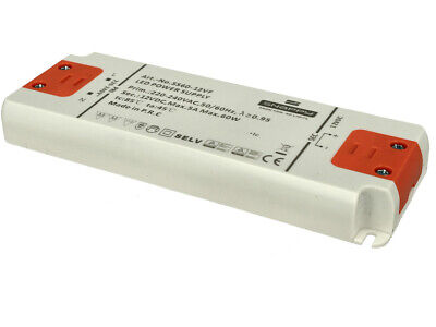 Alimentatore Trasformatore Slim 12V 60W 5A 18mm SNAPPY SS60-12VF <ul> <li>Un