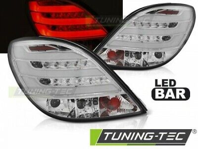 Coppia Fari Fanali Led Tuning 207 3D/5D 05.06-06.09 CROMATO LED BAR