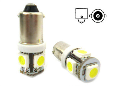 coppia Lampada Led BA9S T4W  Piedi Dritti Simmetrico Luci Lettura Abitacolo 12V