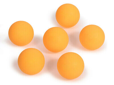 6 Pezzi Palline ping-pong Colore Arancione Diametro 40mm <ul><li>Palla Ping