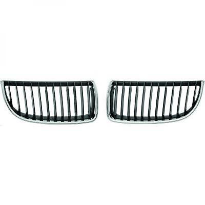 Calandra griglia reni anteriore destra Serie 3 E90 E91 05-08 cromata nera