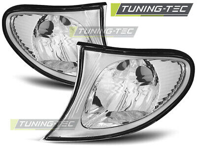 FRONT DIRECTION CHROME RAND fits E46 09.01-03.05